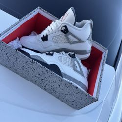 Jordan 4 White Cements