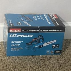 New** Brushless battery chainsaw