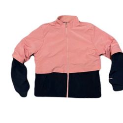Women’s Nike Jackets Pink & Black Size Medium 