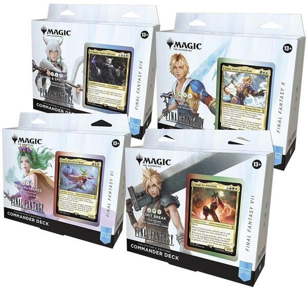 Magic The Gathering Final Fantasy Collector’s Ed. Commander Deck Bundle