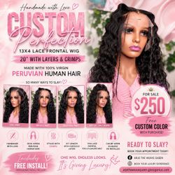 👑✨ FOR SALE: Custom 20” 13x4 Lace Frontal Wig ✨👑
