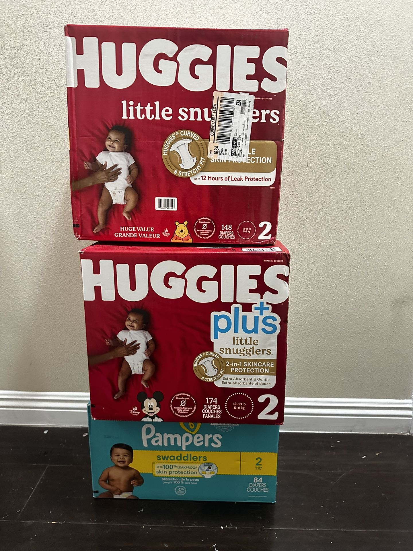 Pampers (size 2)
