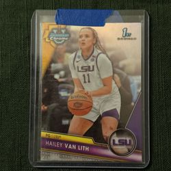 HAILEY VAN LITH 2024 Bowman Chrome U 1st BOWMAN #25 TCU LSU WNBA TOP Draft PICK