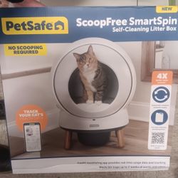 PetSafe ScoopFree SmartSpin Self-Cleaning Litter Box – Brand New