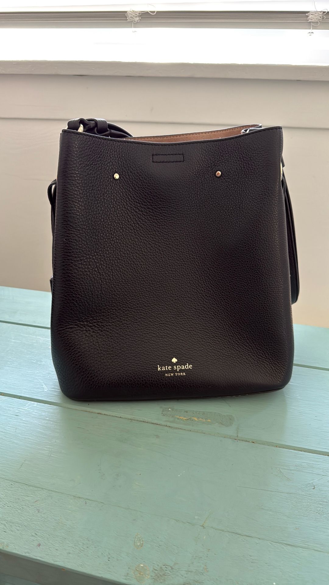 Kate Spade New York Black Leather Shoulder Bag