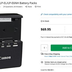Canon Battery Charger 