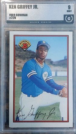 1989 Bowman Ken Griffey Jr. #220 Mint 9, Beautiful Card, Centered, HOF, GOAT,📈