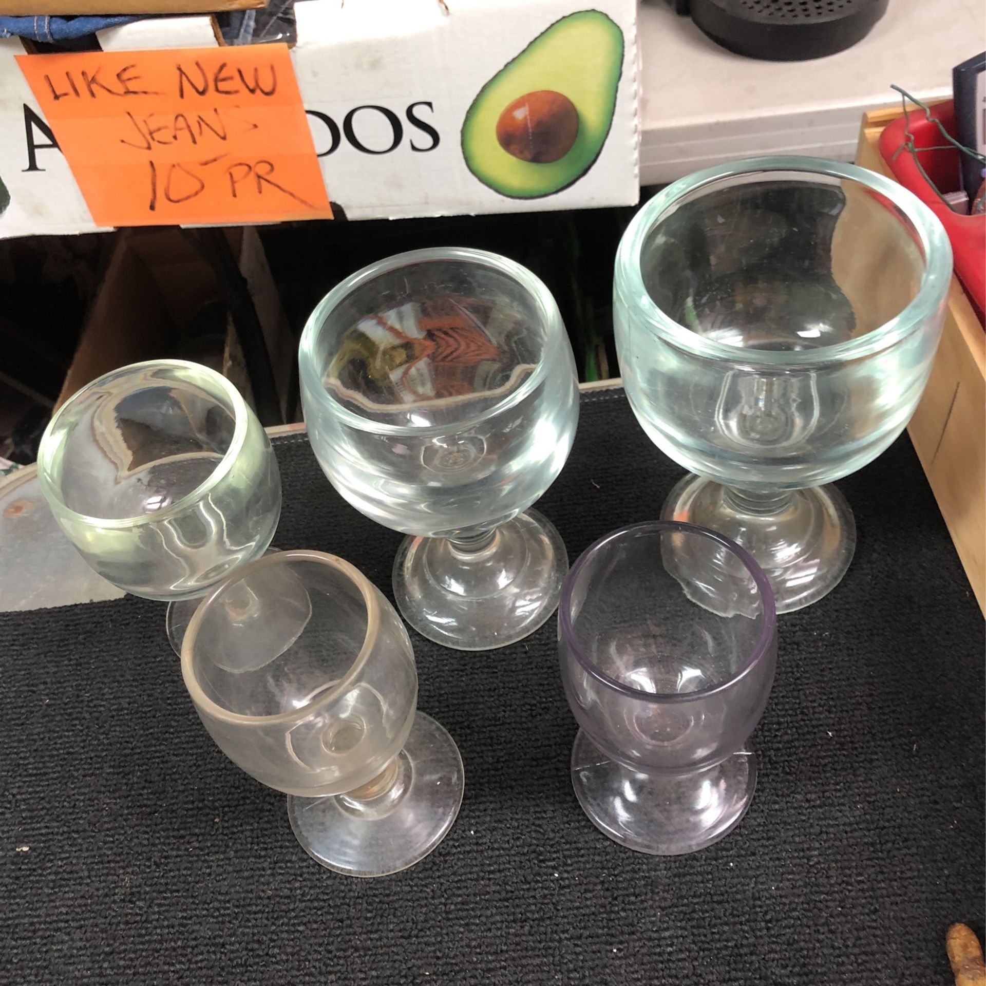 Vintage Glassware Very Heavy
