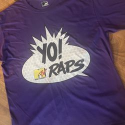 Yo’ MTV Raps! XL Purple T-Shirt