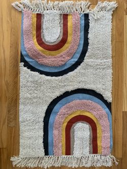 Tufted Rainbow Rug