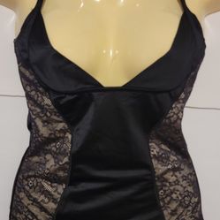 Sweet Nothings Black Shapewear Bodysuit Demi Bra XL 