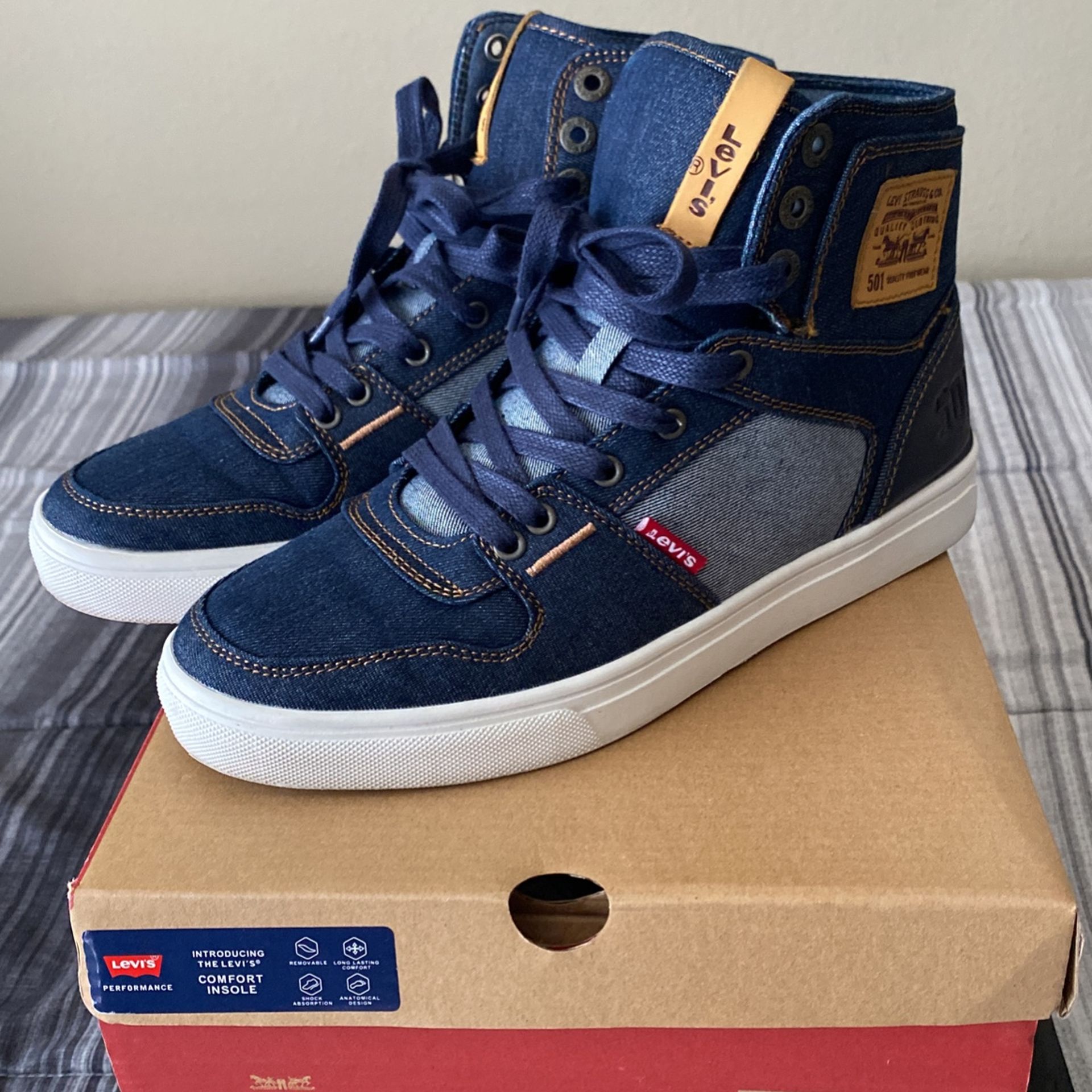 Levi’s Mason HI 501 Denim Sz: 8.5