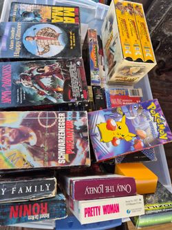 VHS cassettes