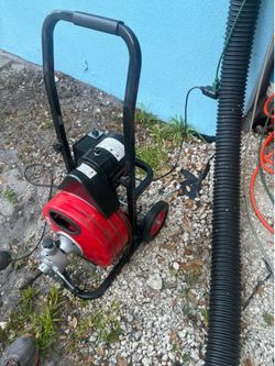 GarveeTech Auto Feed 75 ft x 1/2 in Drain Cleaner Machine