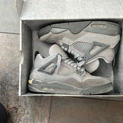 (GS) (USED) Jordan 4 Retro Paris Olympics Wet Cements