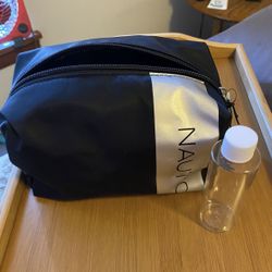 Nautica Travel Bag With Small Plastic Bottle 