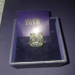 Elizabeth Taylor Inspired Ring 925 Silver