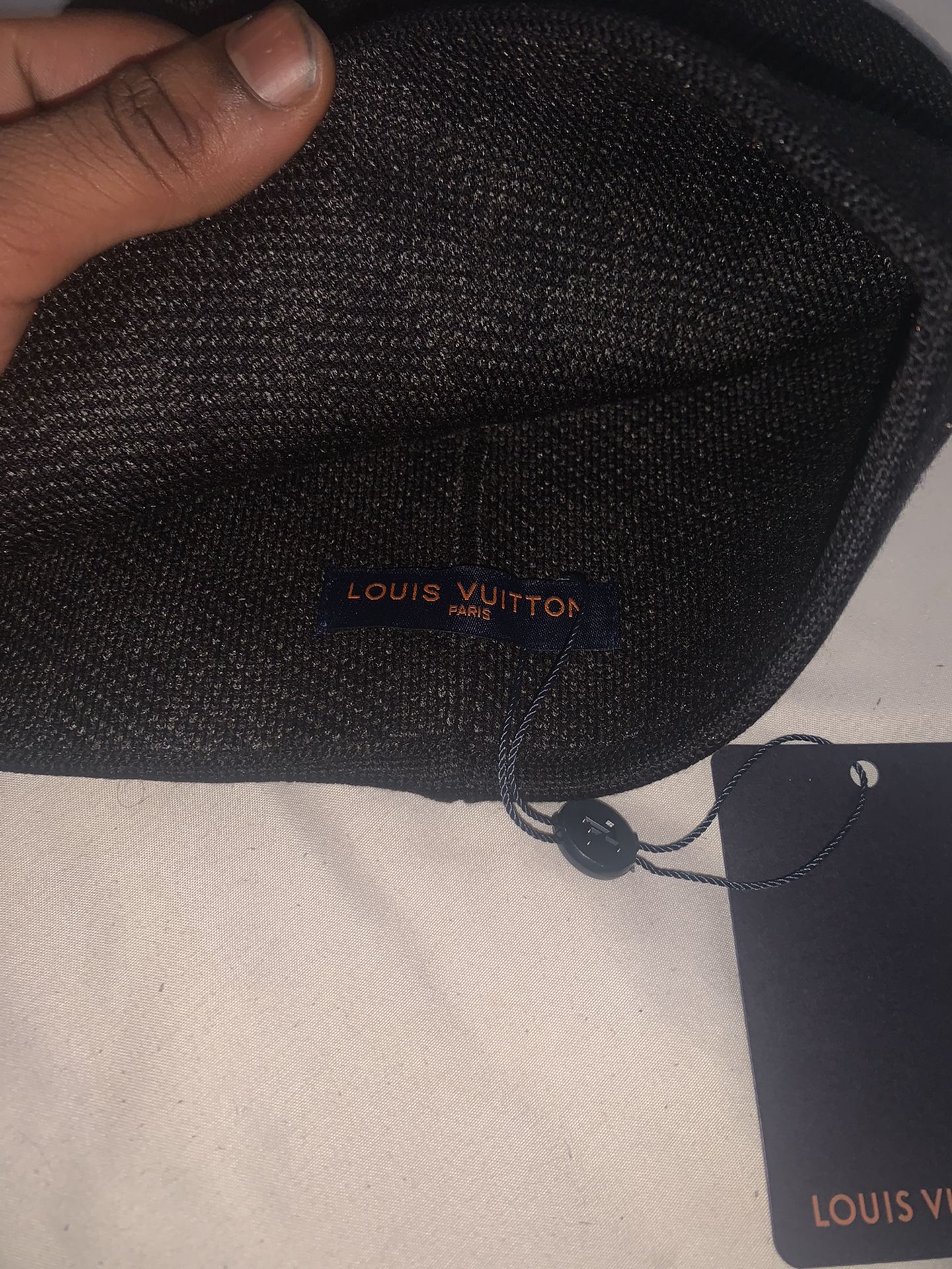 Louis Vuitton Black Neo Petit Damier Beanie for Sale in Dallas, TX - OfferUp