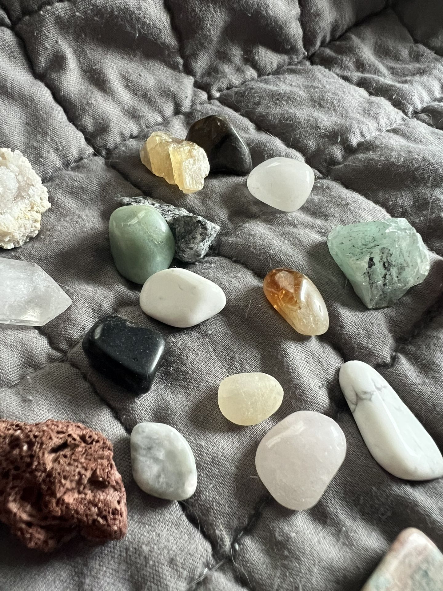 Assortment Of Crystals, Stones And Geodes