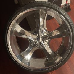 Rims And Tires 22” 