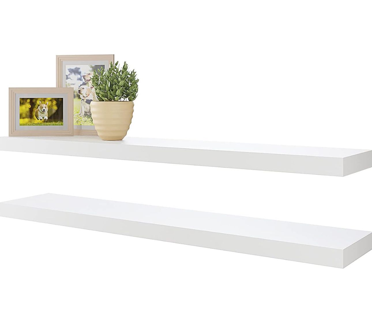 New Set Of 2 BAMEOS Floating Shelves,40 in W x 8in D