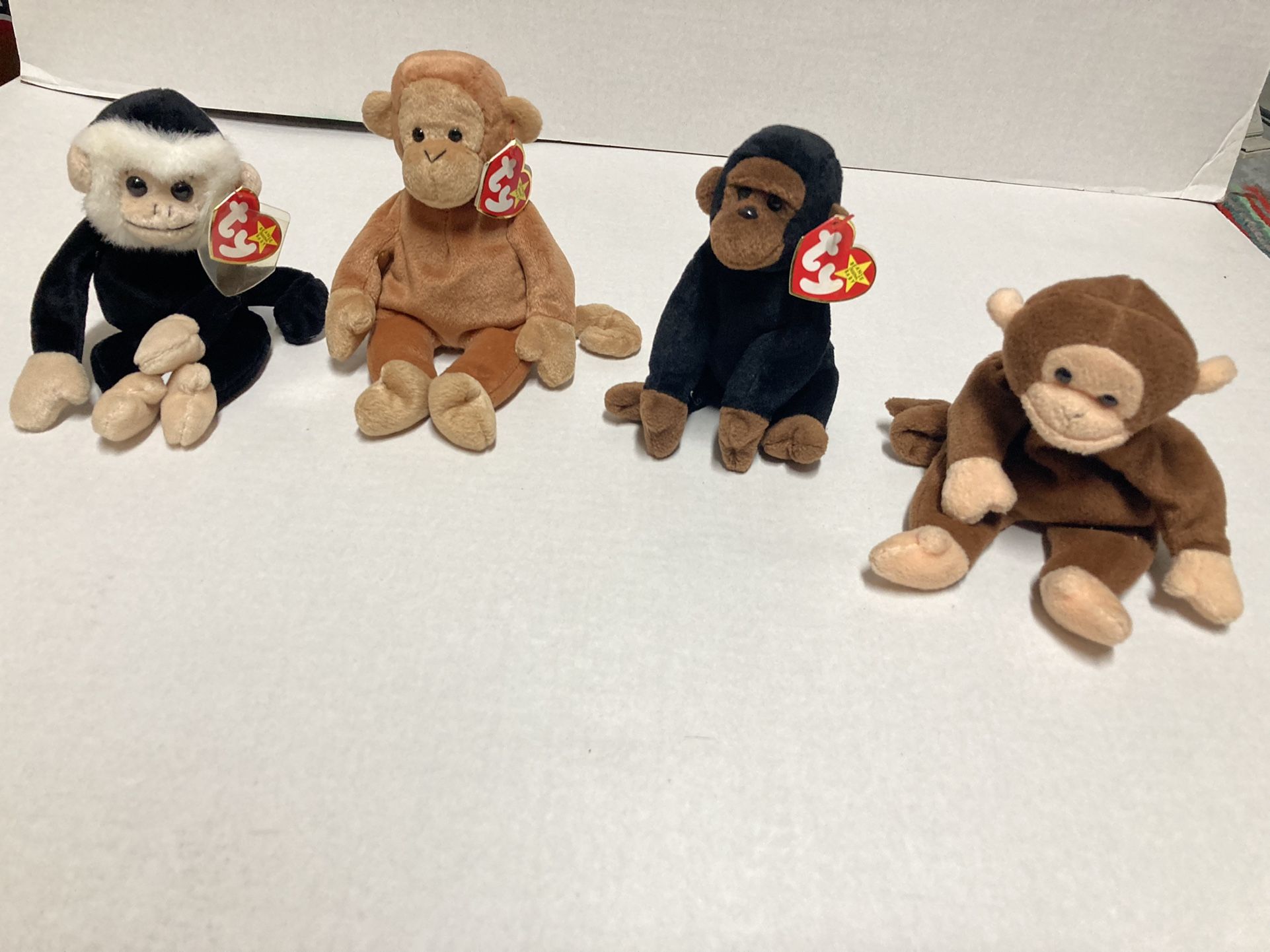 Beanie Baby TY Monkeys Vintage