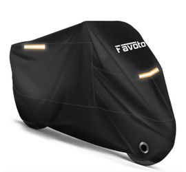 Favoto Heavy-Duty Waterproof Motorcycle Cover – Used