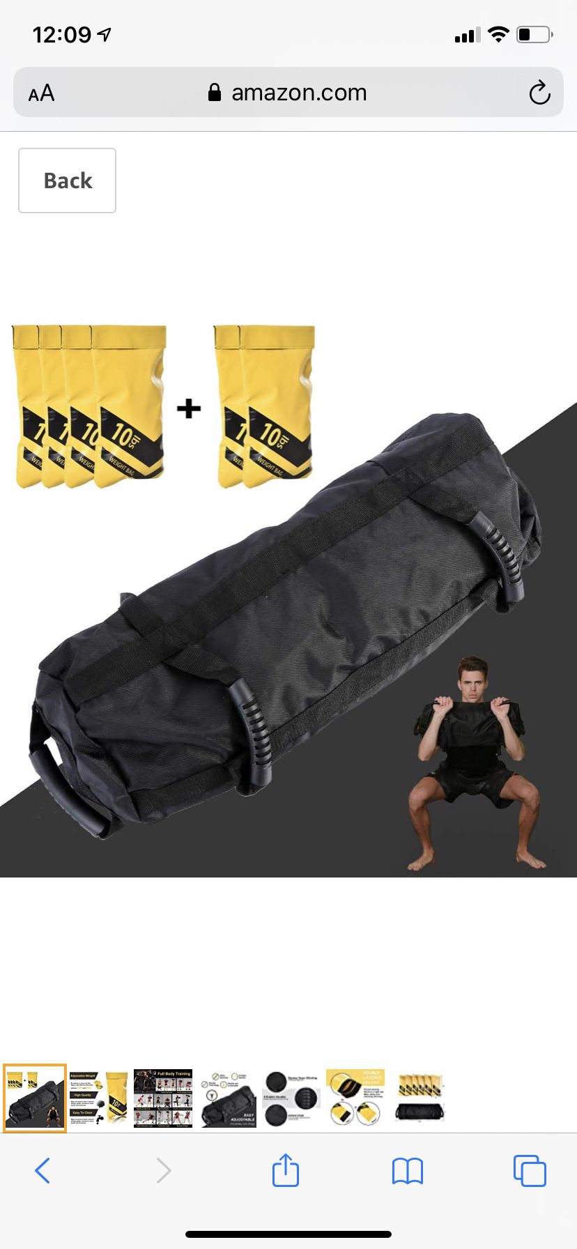 Estleys Workout Sandbag for Fitness 10 to 40 Lbs, Adjustable Military Sandbags with 4 and 2 Inner Bags, Training Weight Bags, Full Body Exercise Equi