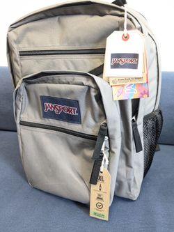 Jansport XL Big Size Unisex Backpack / Asphalt Grey