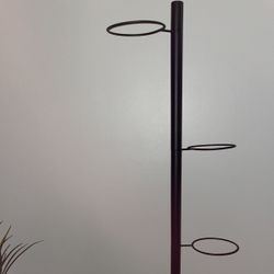 5ft Tall Plant Rack Black New