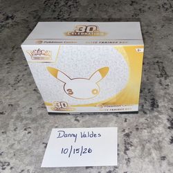 Pokemon 30th Anniversary Pokemon Center ETB