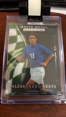 Italian legend Alessandro Nesta numbered 3/5