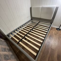 Queen Bed Frame + Free Mattress And Free Box Spring