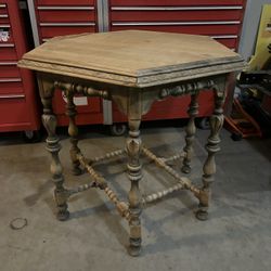 Vintage European Gateleg Drop Leaf Table – Solid Wood