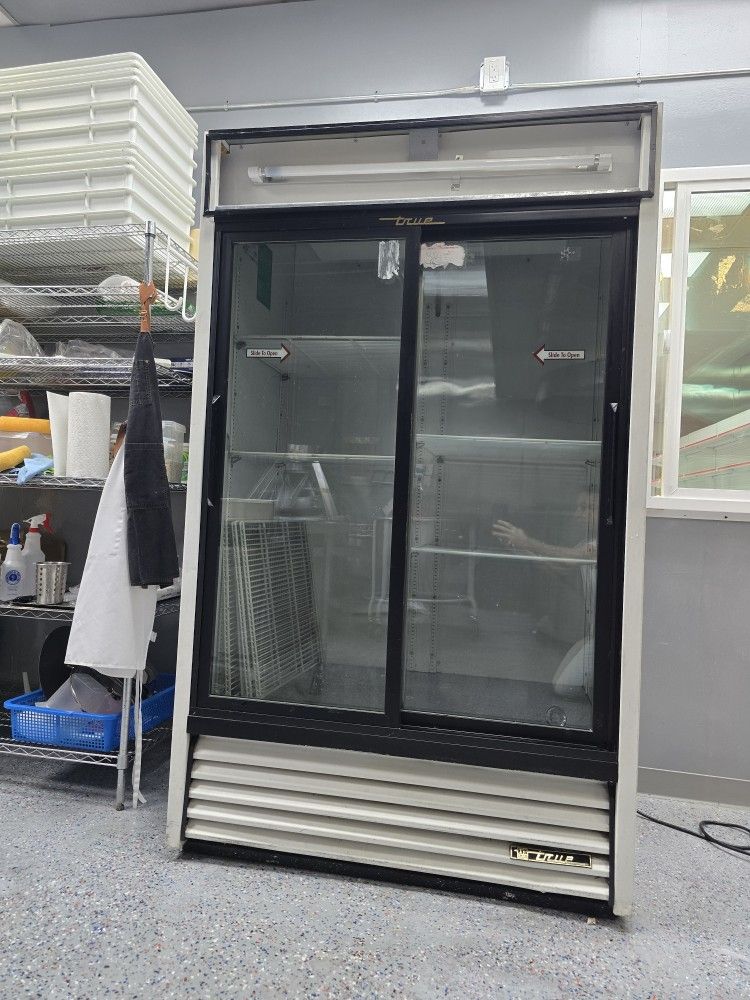 True Glass Door Refrigerator 