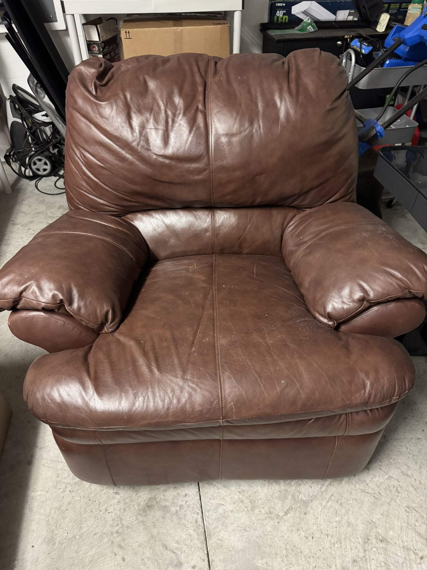 Free Leather Recliner
