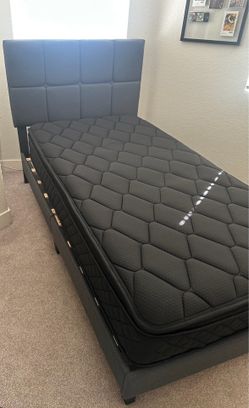 TWIN BED AND MATTRESS