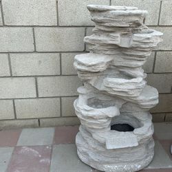 New Water Fountain Made Out Of Cement Perfect Gift 