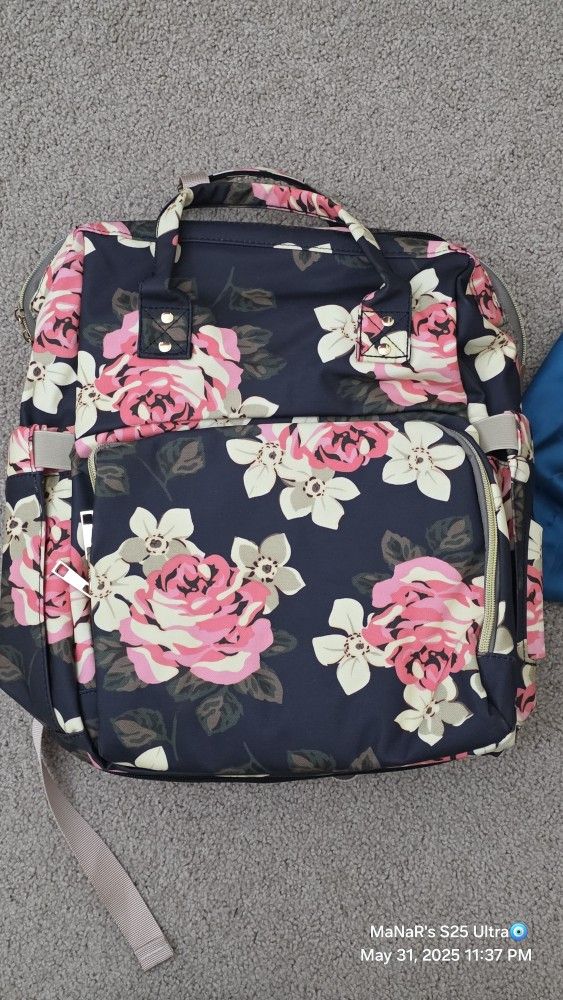 Diaper Bag Backpack 3 in 1 Large Capacity