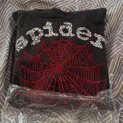 Sp5der Rhinestone Hoodie