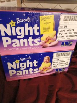 Rascals Night Pants Size L – 2 Boxes