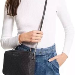 Michael Kors Jet Set Cross Body Bag, Cute Purse With Chain 