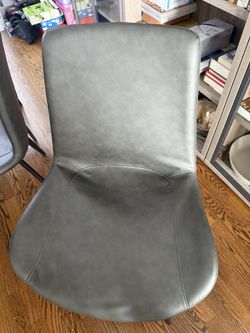 Comfortable Dining Faux Leather Chairs, Set Of 8 (35/chair)