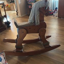 Antique Handmade Rocking Horse
