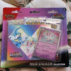 Prismatic evolution tech sticker collection