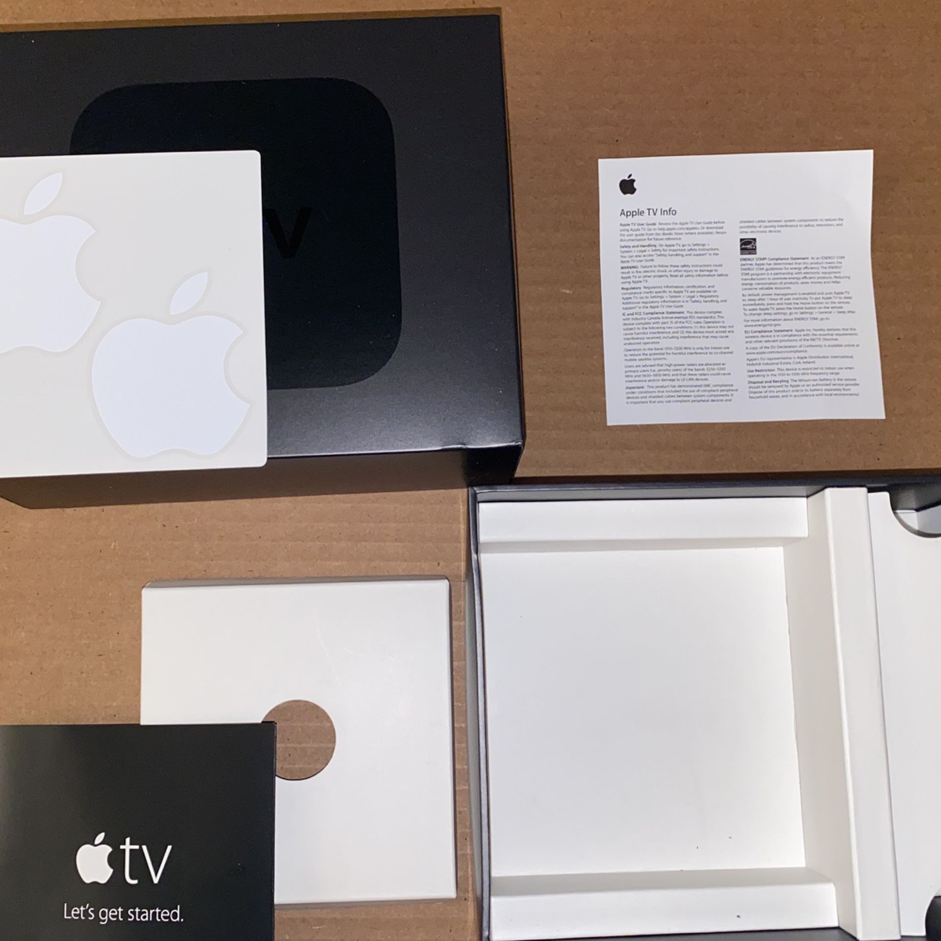 Empty Apple Tv Box