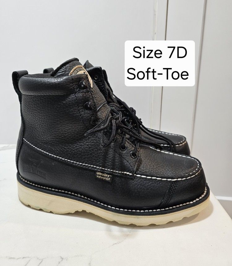 Red Wings Irish Setter Soft Toe Boots Size 7