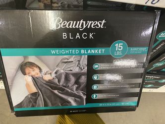 Beautyrest black weighted blanket 15 lbs