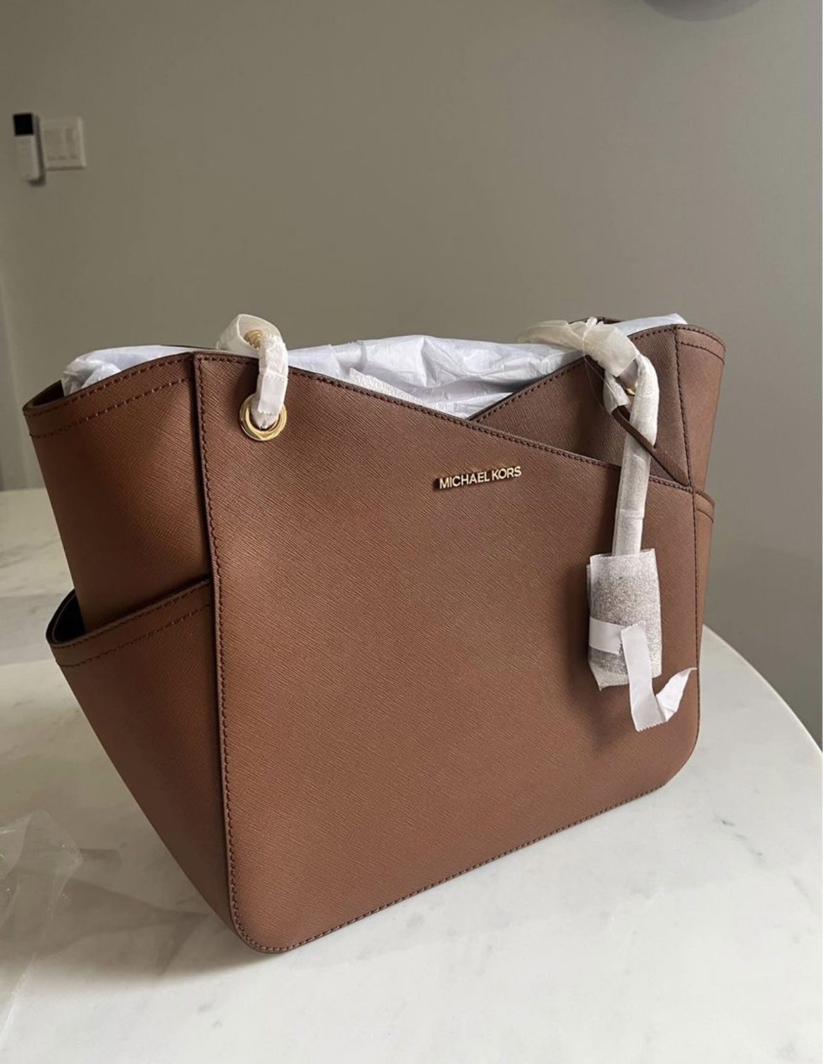 Michael Kors Women Leather Shoulder Tote Bag Purse Handbag