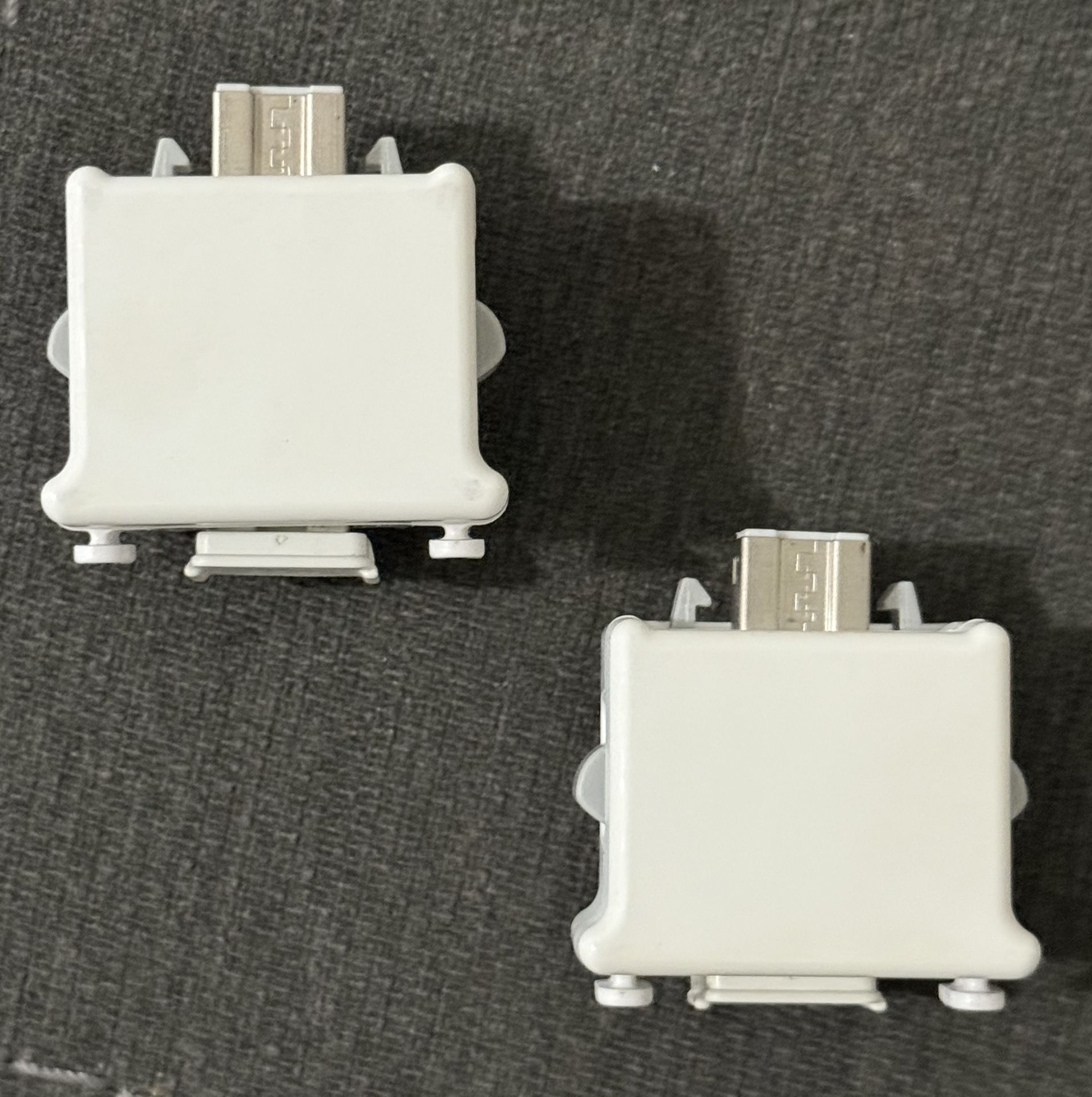 2 Official Genuine Nintendo Wii Motion Plus Adapters For Wii-motes